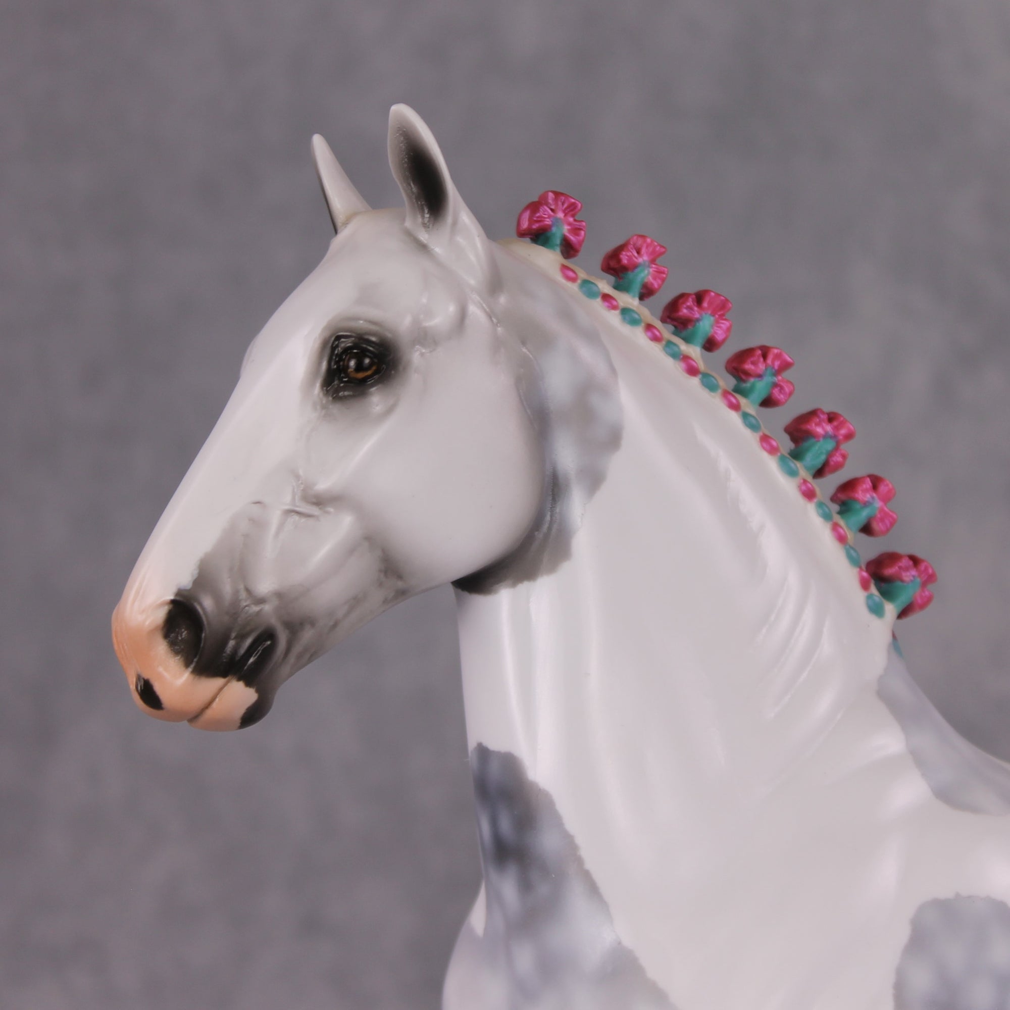 Hendrick OOAK Dappled Grey Tobiano Trotting Drafter By Heather Bullach Best Offers 12/17/24
