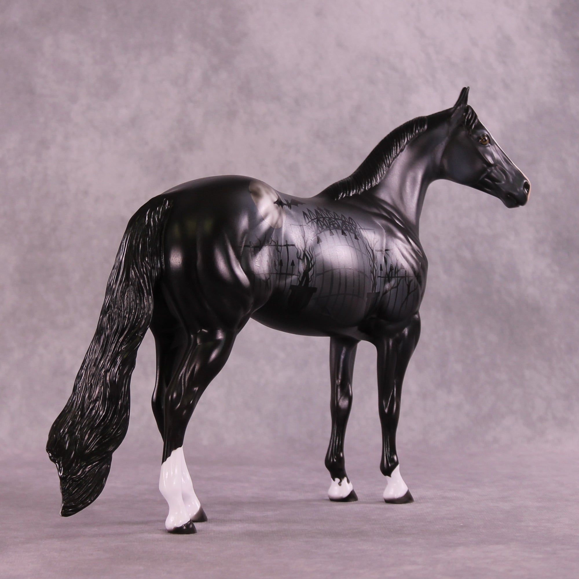 Ghoulish Gates OOAK Ideal Stock Horse by Dawn Quick DDOOAKs25