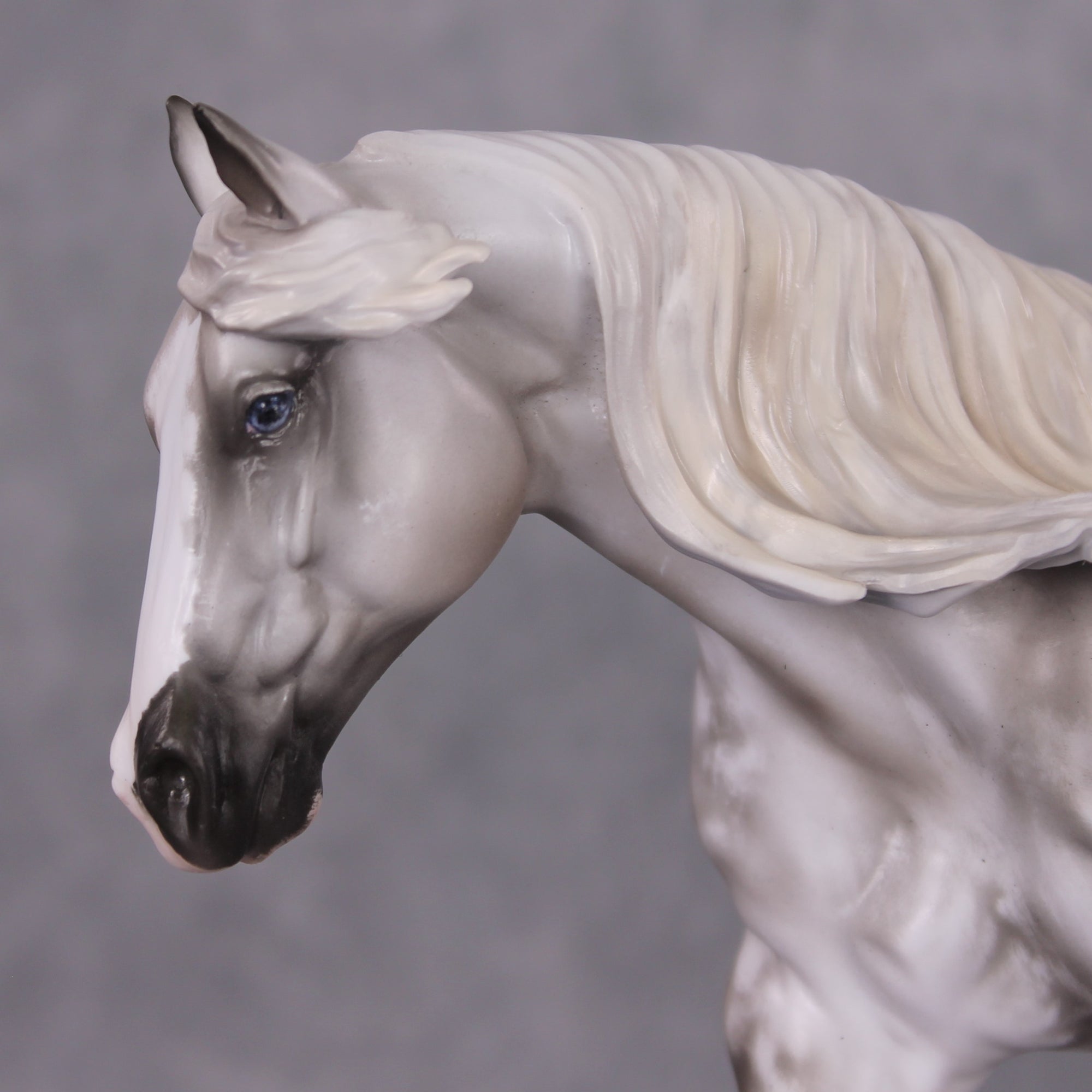 Frederick OOAK Dappled Grey Custom Running Stock Horse By Maggie Jenner- Bennett Best Offers 12/17/24
