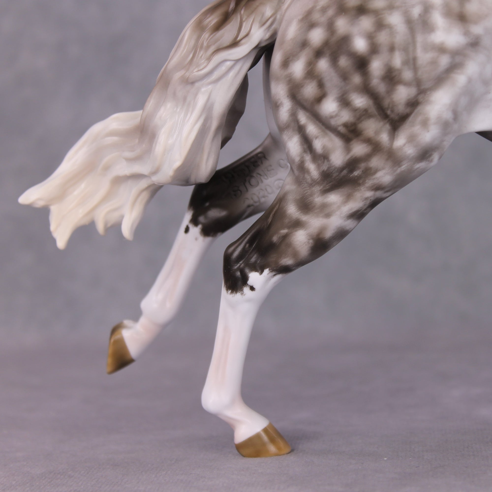 Frederick OOAK Dappled Grey Custom Running Stock Horse By Maggie Jenner- Bennett Best Offers 12/17/24