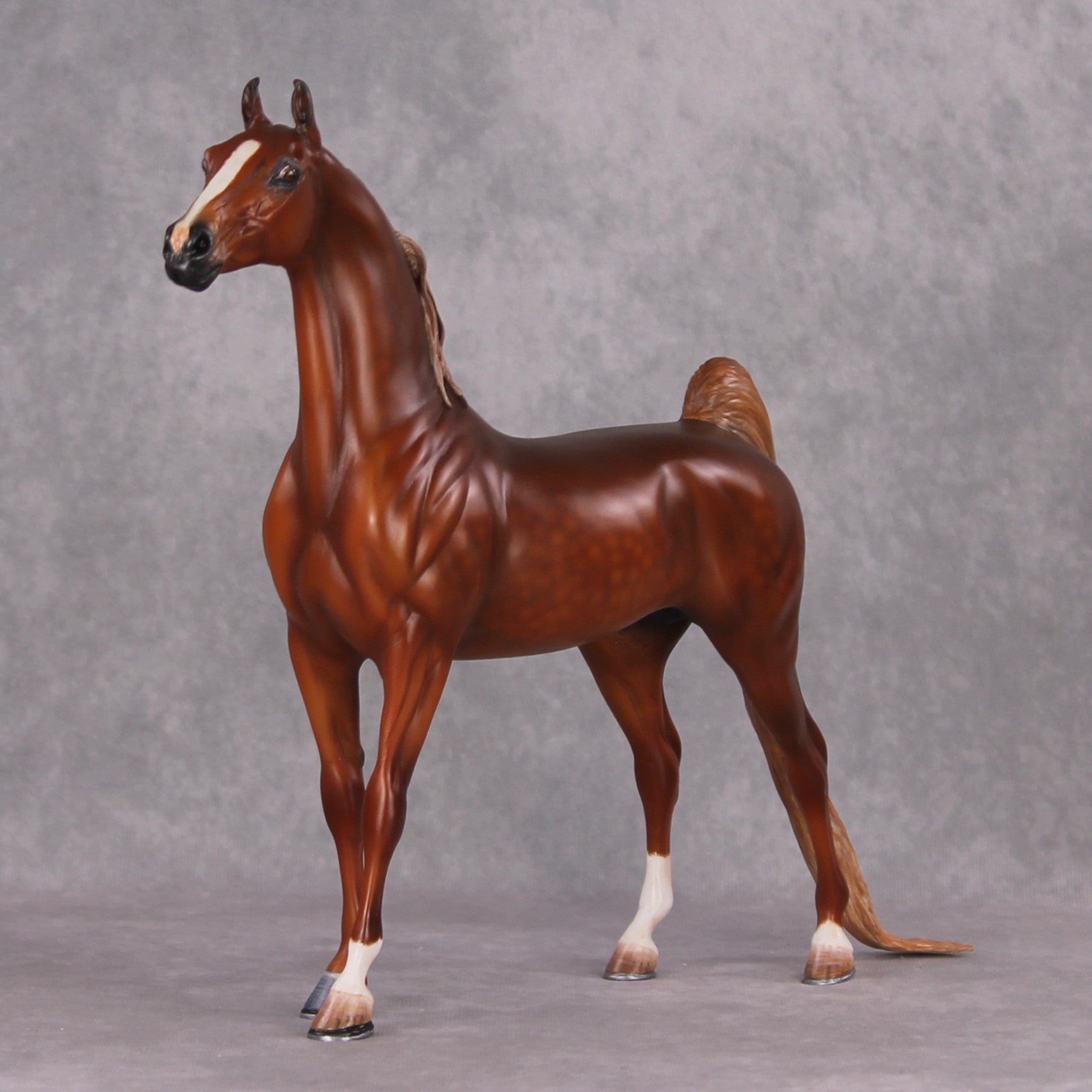 Emphasis OOAK Extreme Custom Arabian Stallion to a Dappled Chestnut Saddlebred By Kylee Parks Best Offers 12/17/24