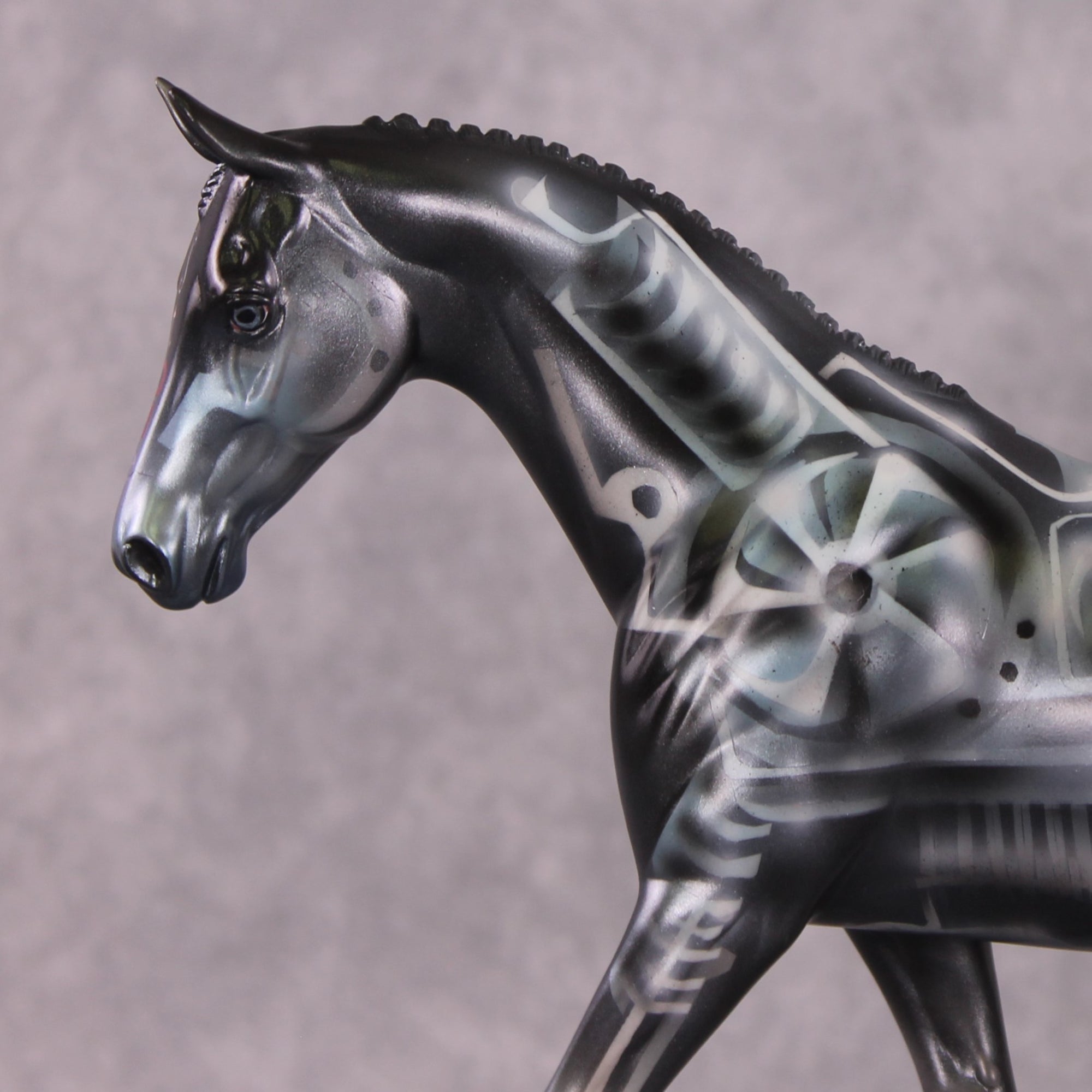 "Octothorpe" OOAK Pony by Kike Duarte SHCF25OS