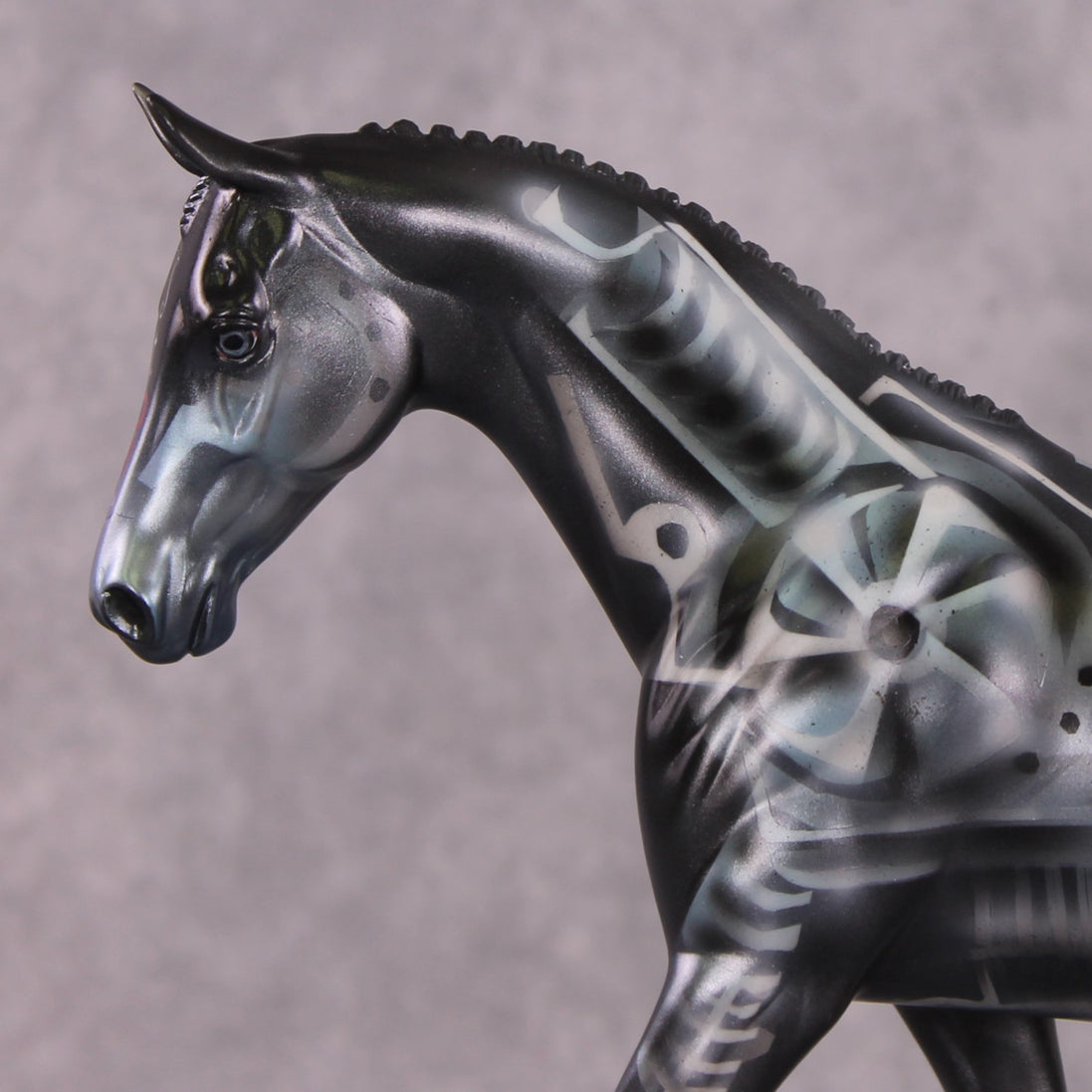 "Octothorpe" OOAK Pony by Kike Duarte SHCF25OS