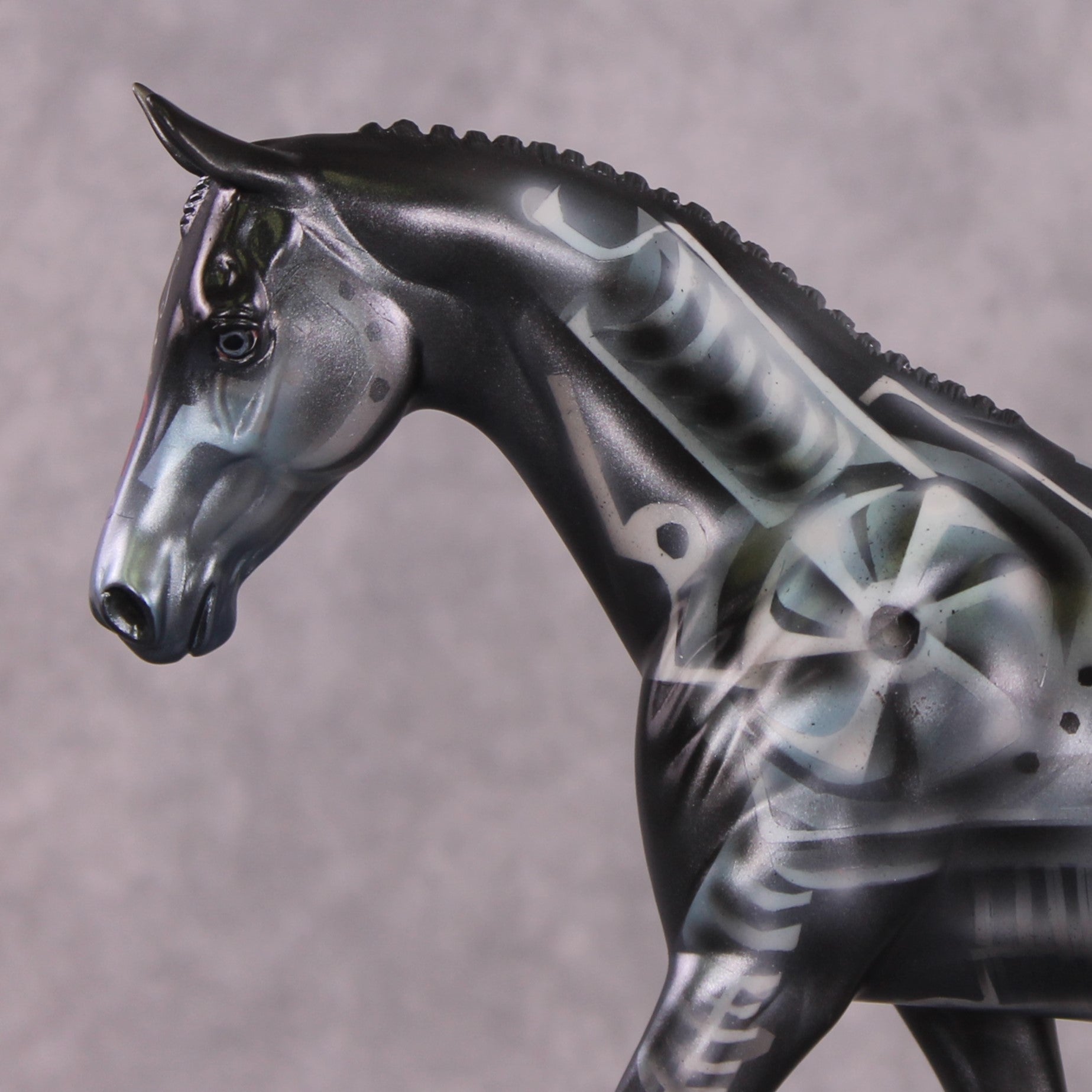 "Octothorpe" OOAK Pony by Kike Duarte SHCF25OS