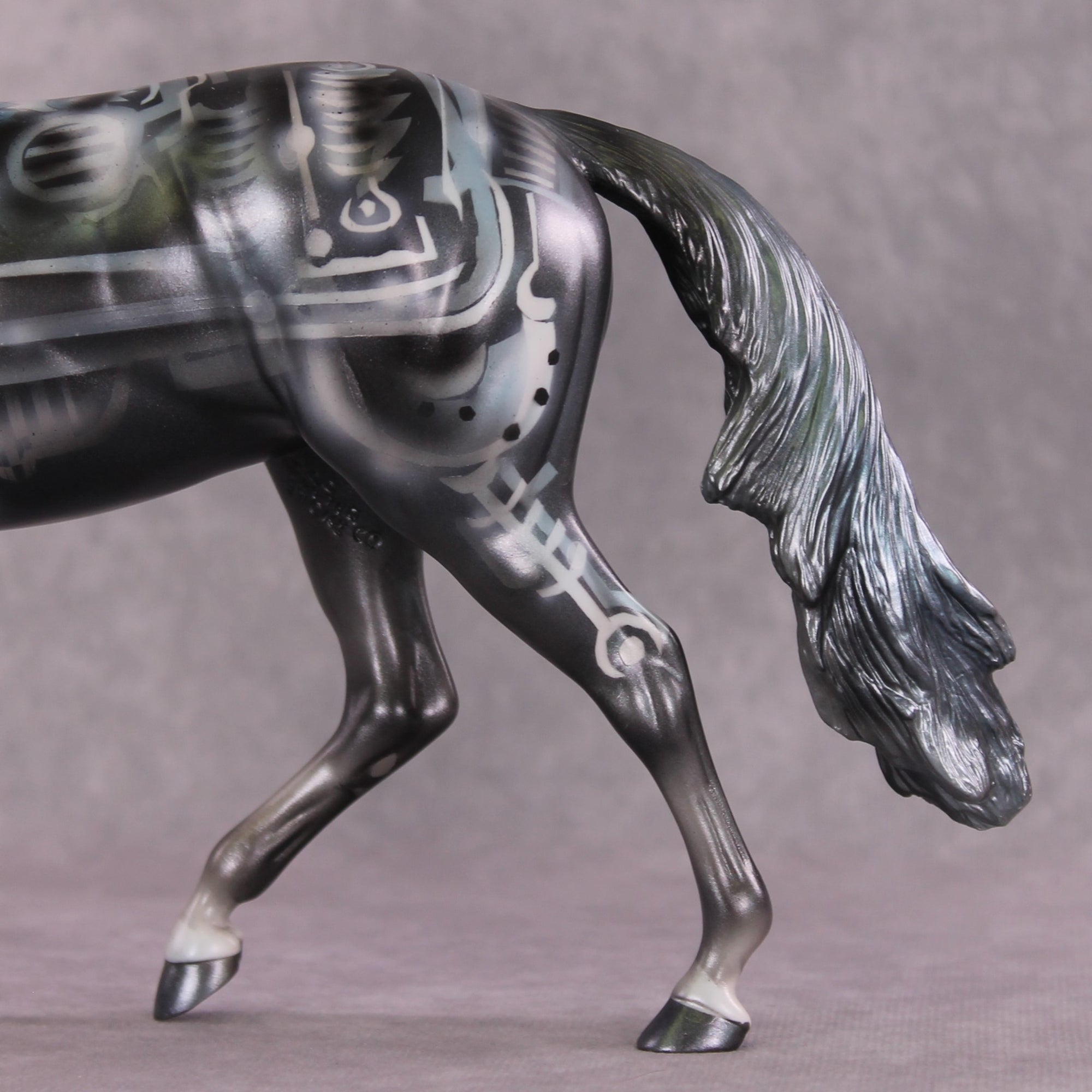 "Octothorpe" OOAK Pony by Kike Duarte SHCF25OS