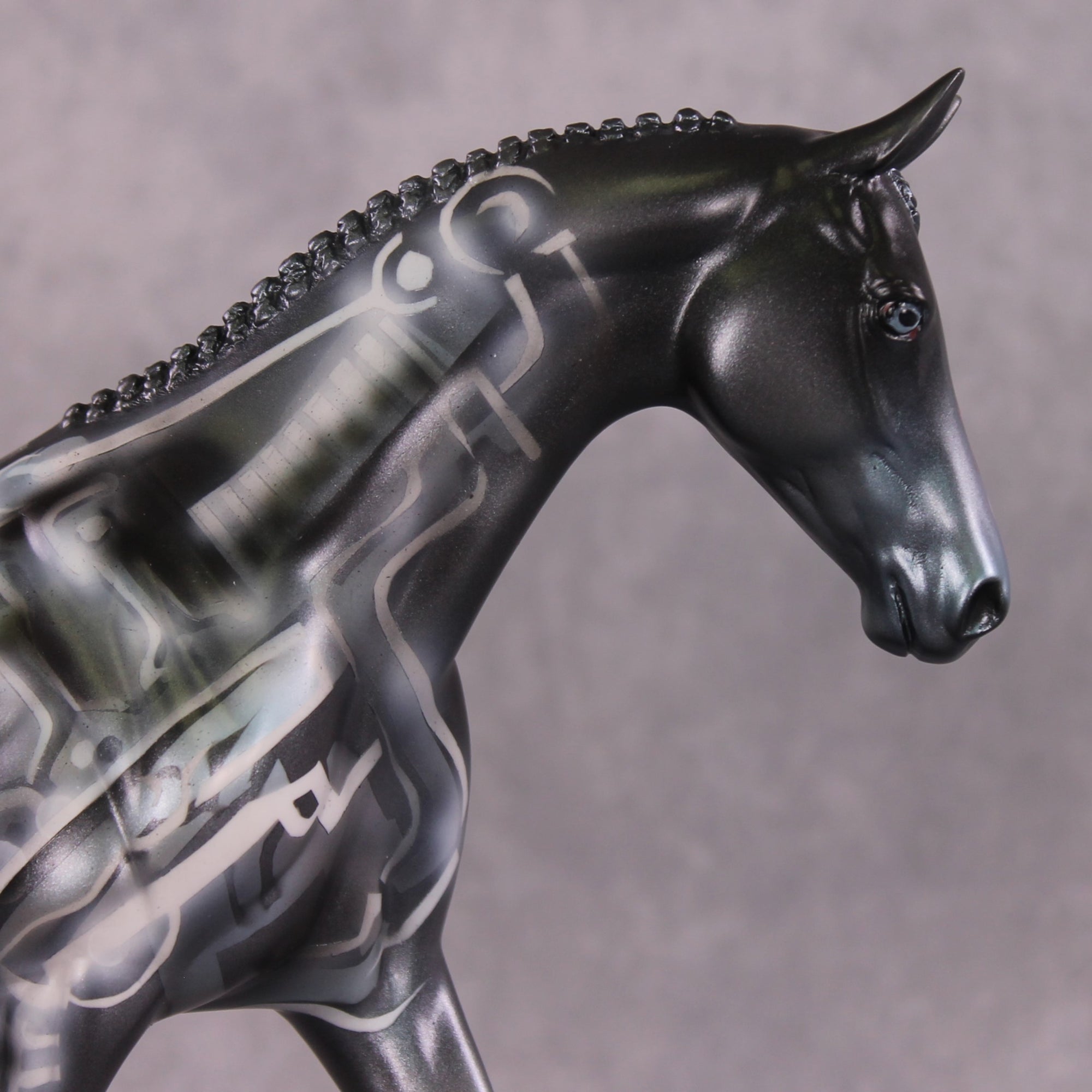 "Octothorpe" OOAK Pony by Kike Duarte SHCF25OS