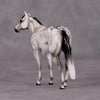 Deep Winter OOAK Glossy Grey Stock Chip By Ellen Robbins HS24 MHP Auction Piece