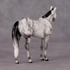 Deep Winter OOAK Glossy Grey Stock Chip By Ellen Robbins HS24 MHP Auction Piece