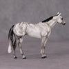Deep Winter OOAK Glossy Grey Stock Chip By Ellen Robbins HS24 MHP Auction Piece