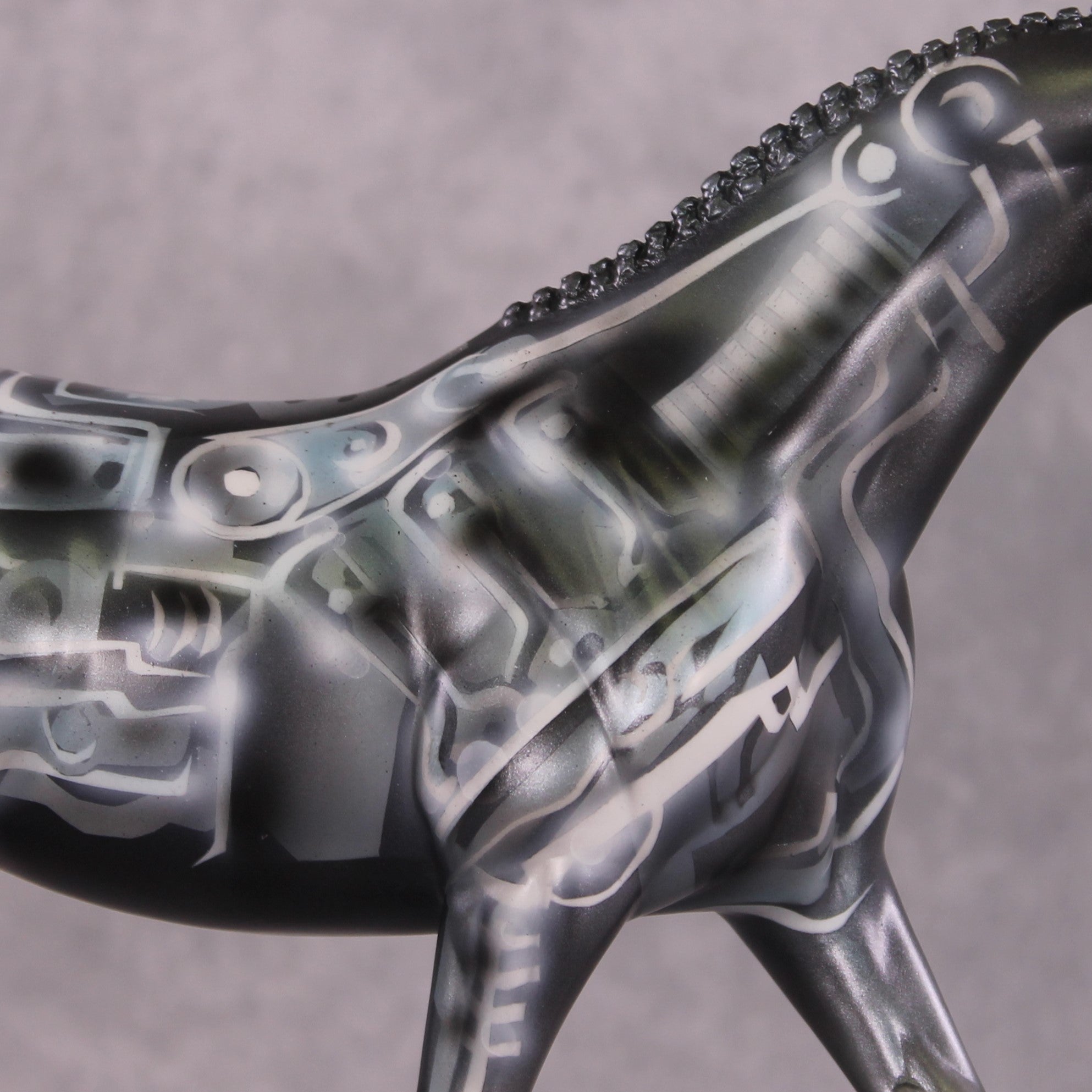 "Octothorpe" OOAK Pony by Kike Duarte SHCF25OS