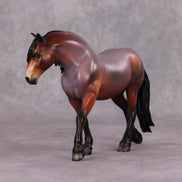 Tommy OOAK Red Roan Custom Pebble Draft By Angela Marleau HS24 MHP Auction Piece