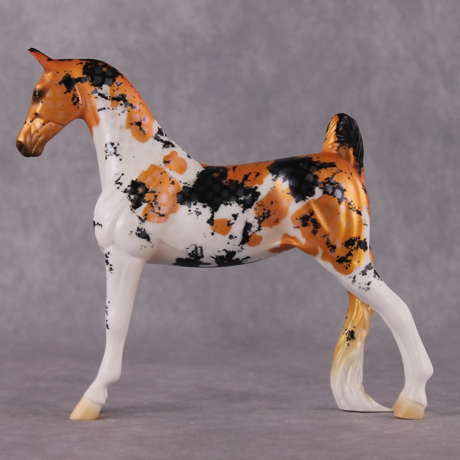 "Carp" OOAK Koi Inspired Saddlebred Pebble by Jess Hamill