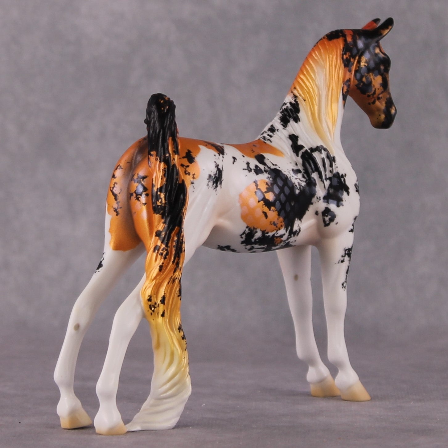 "Carp" OOAK Koi Inspired Saddlebred Pebble by Jess Hamill