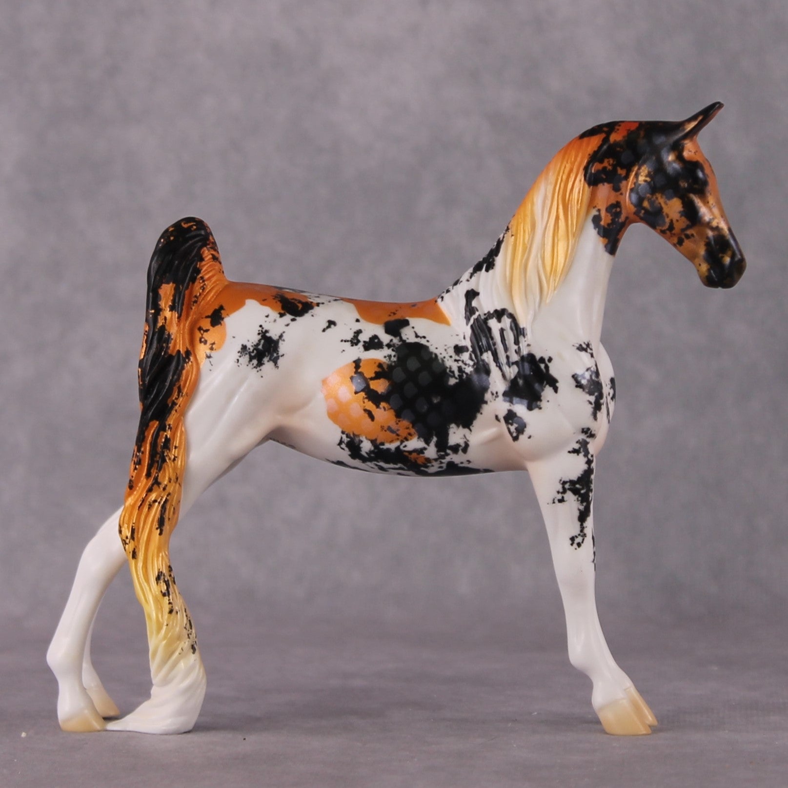 "Carp" OOAK Koi Inspired Saddlebred Pebble by Jess Hamill