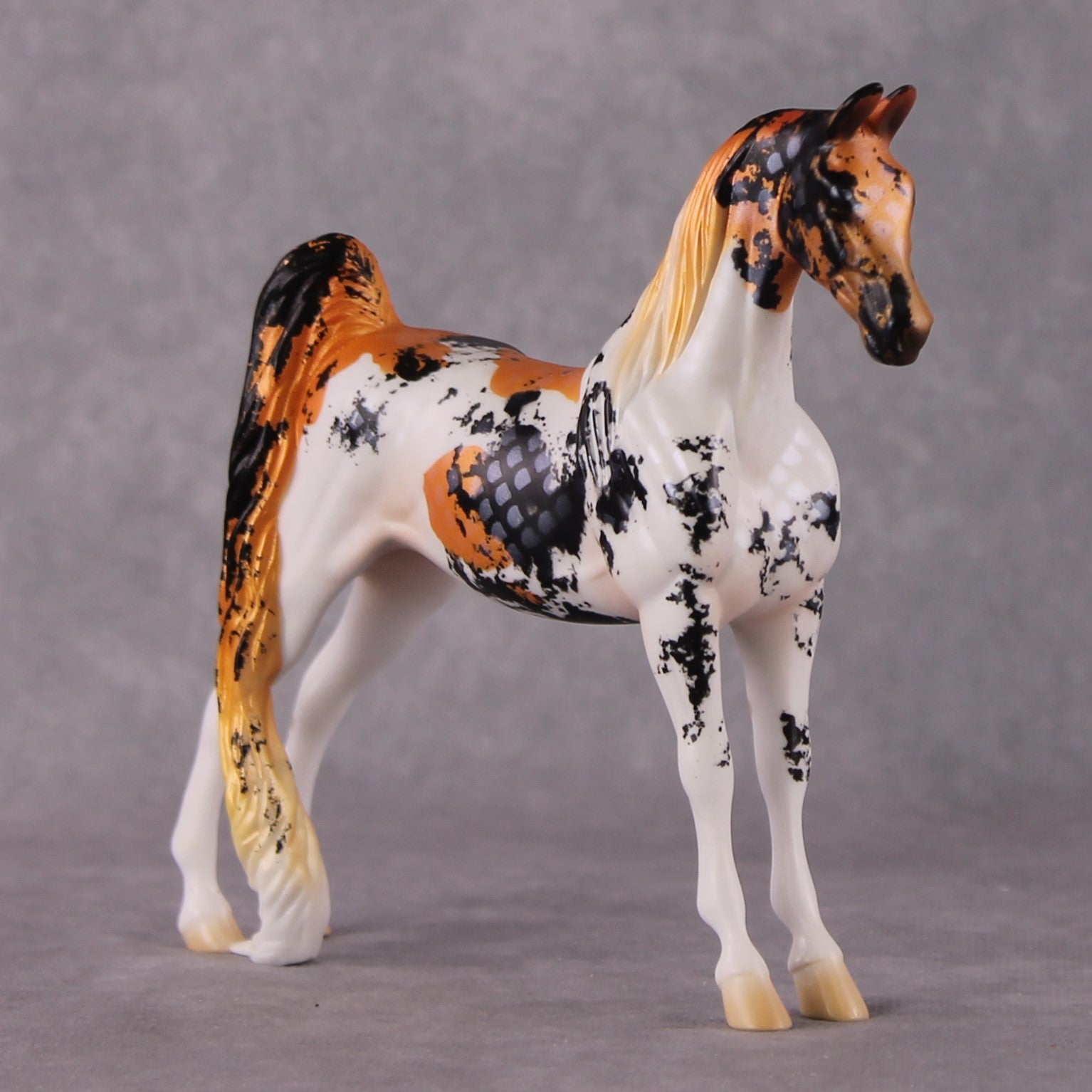 "Carp" OOAK Koi Inspired Saddlebred Pebble by Jess Hamill