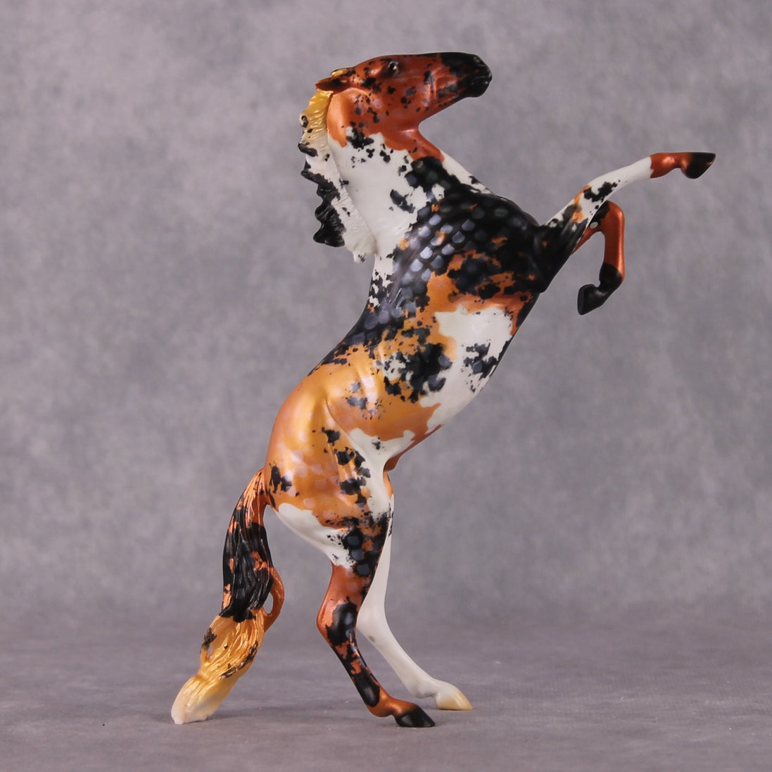 "Koi" OOAK Koi Inspired Rearing Pebble by Jess Hamill
