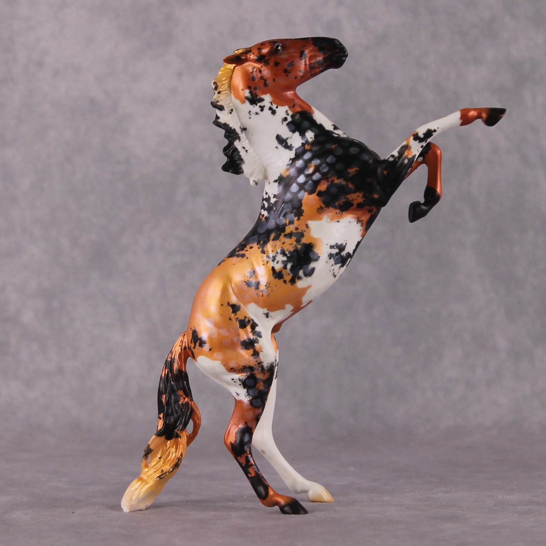 "Koi" OOAK Koi Inspired Rearing Pebble by Jess Hamill