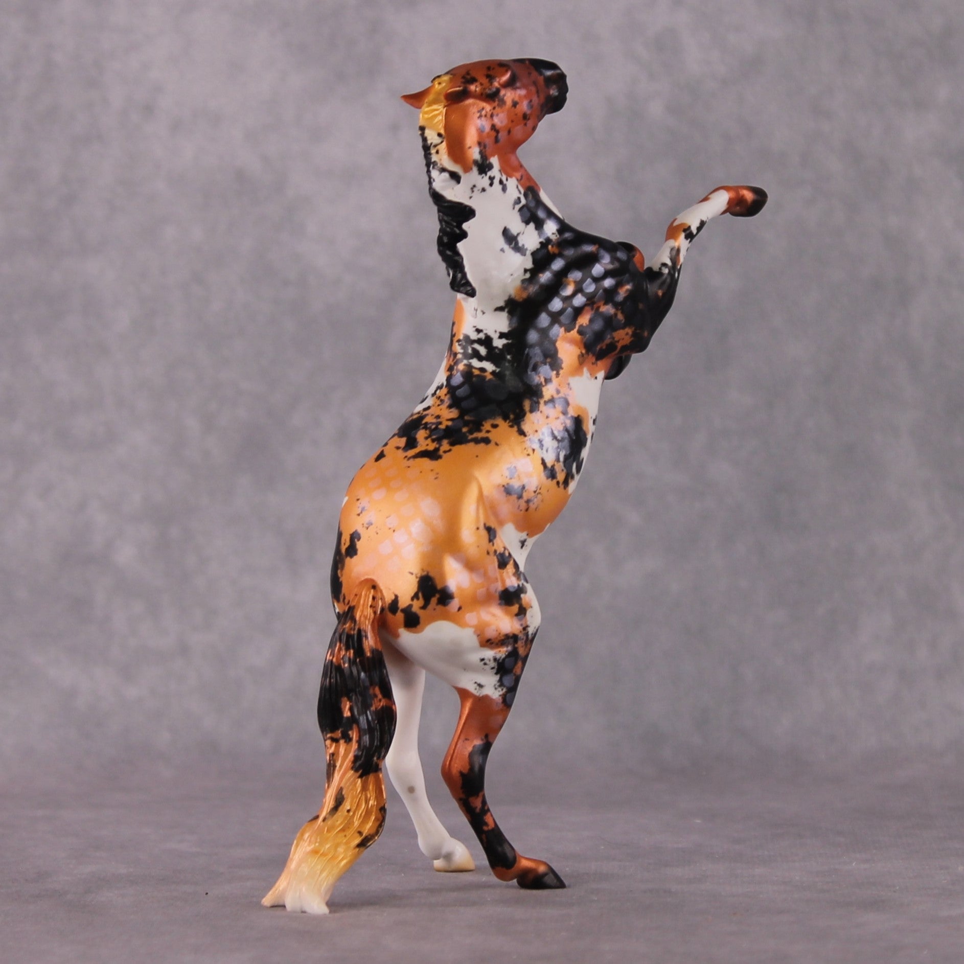 "Koi" OOAK Koi Inspired Rearing Pebble by Jess Hamill