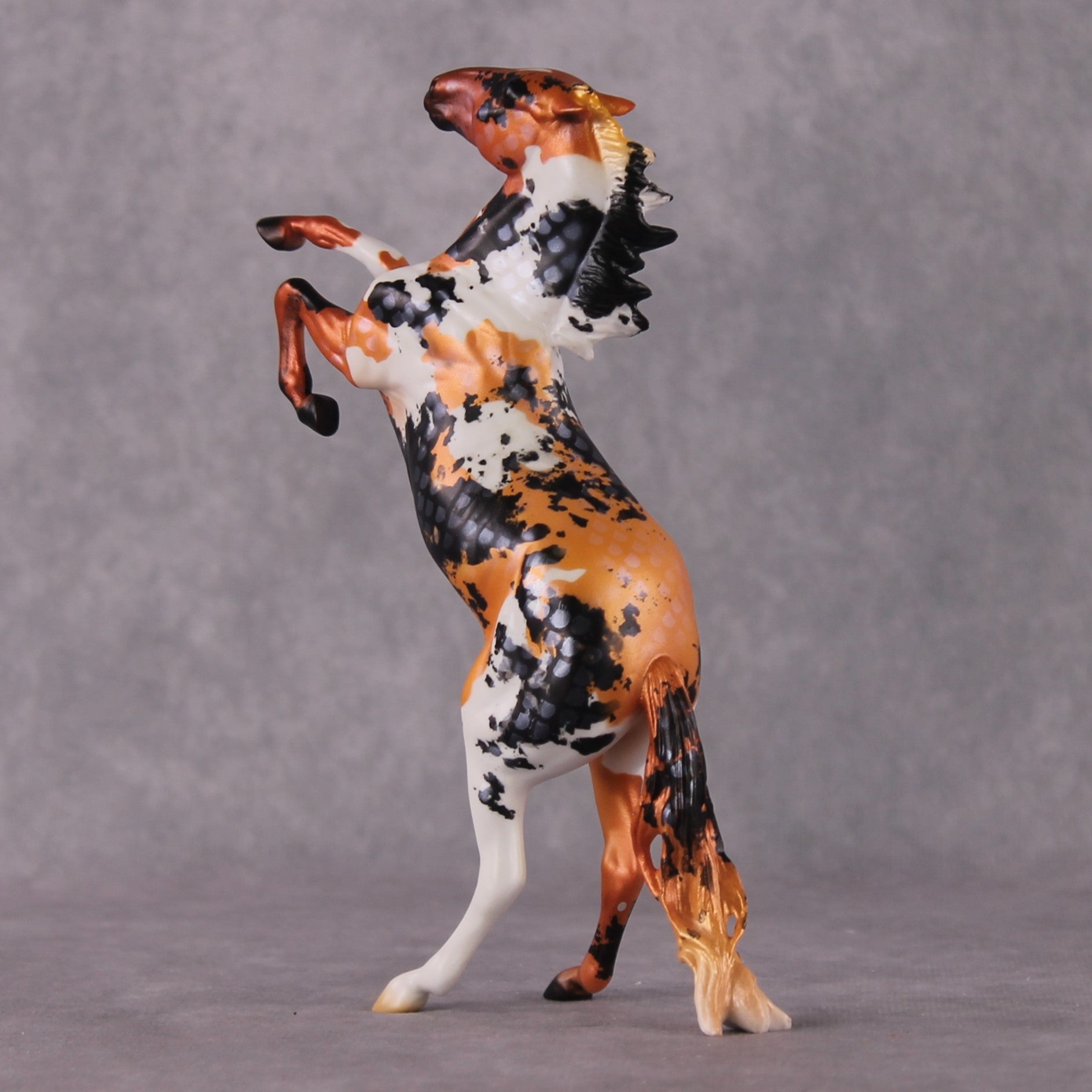 "Koi" OOAK Koi Inspired Rearing Pebble by Jess Hamill