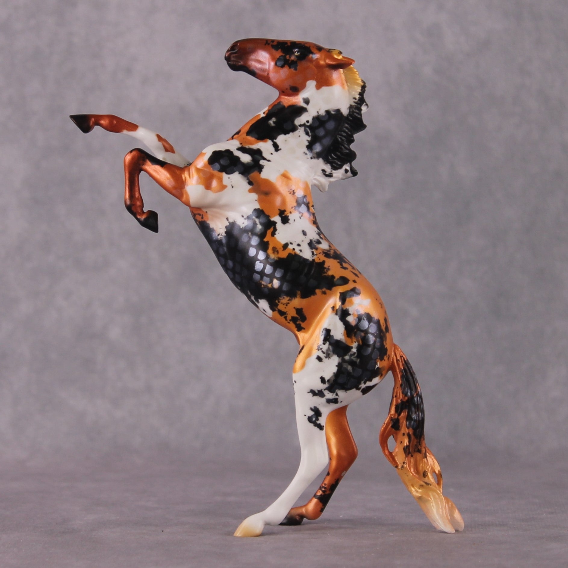 "Koi" OOAK Koi Inspired Rearing Pebble by Jess Hamill