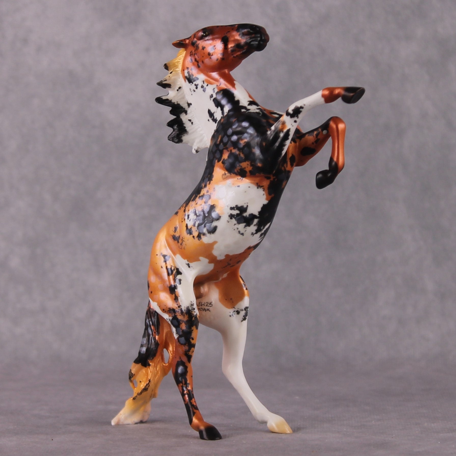 "Koi" OOAK Koi Inspired Rearing Pebble by Jess Hamill