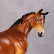 Peach OOAK Mealy Bay Weanling By Angela Marleau HS24 MHP Auction Piece