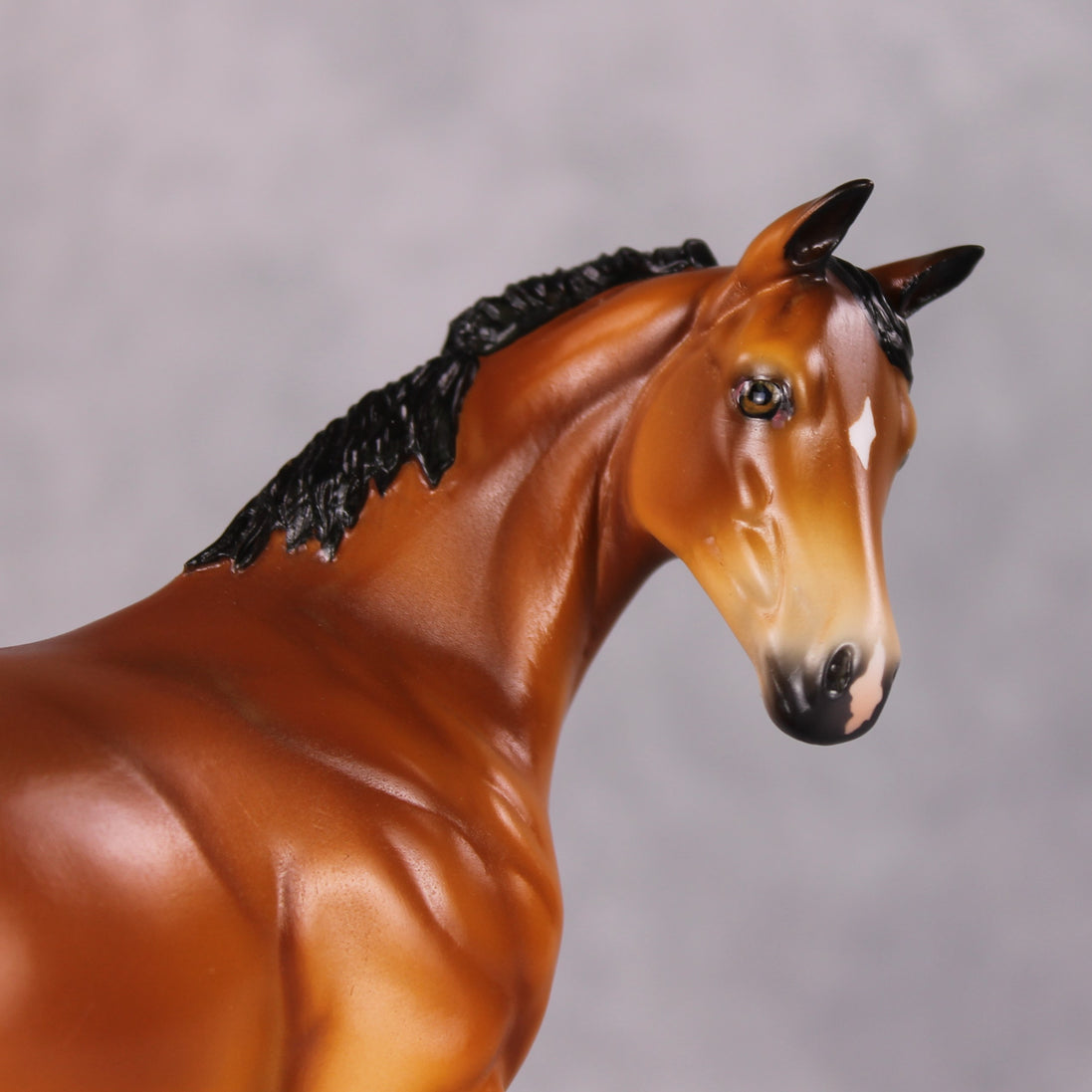 Peach OOAK Mealy Bay Weanling By Angela Marleau HS24 MHP Auction Piece