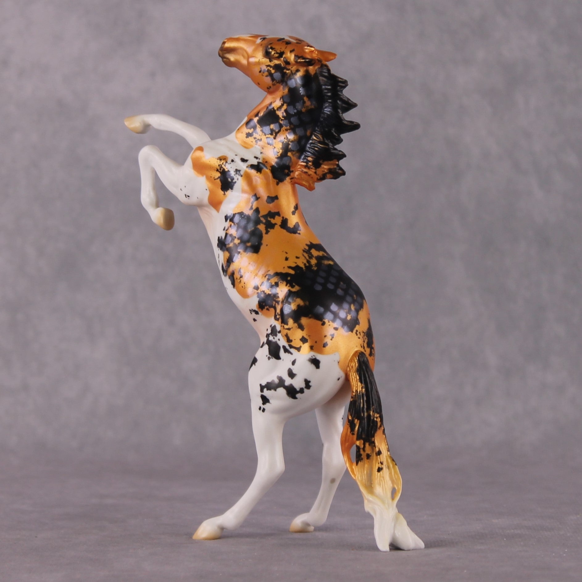 "Showa" OOAK Koi Inspired Rearing Pebble by Jess Hamill