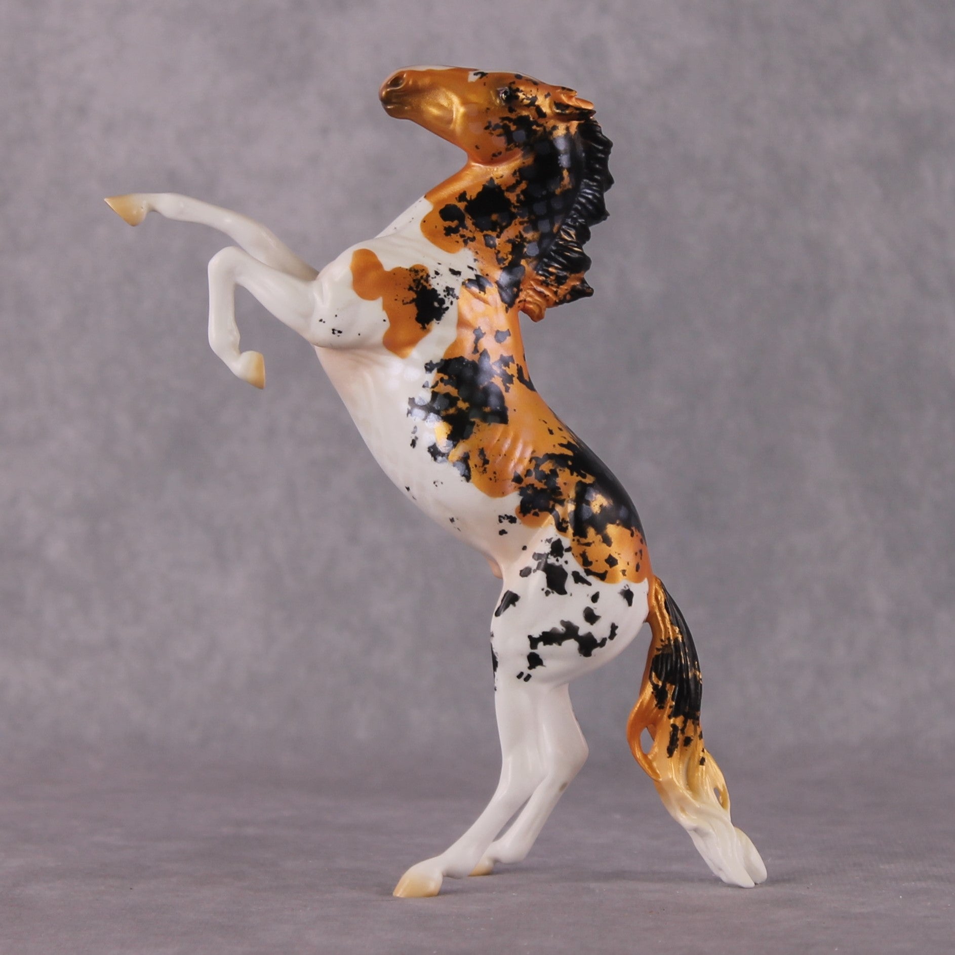 "Showa" OOAK Koi Inspired Rearing Pebble by Jess Hamill