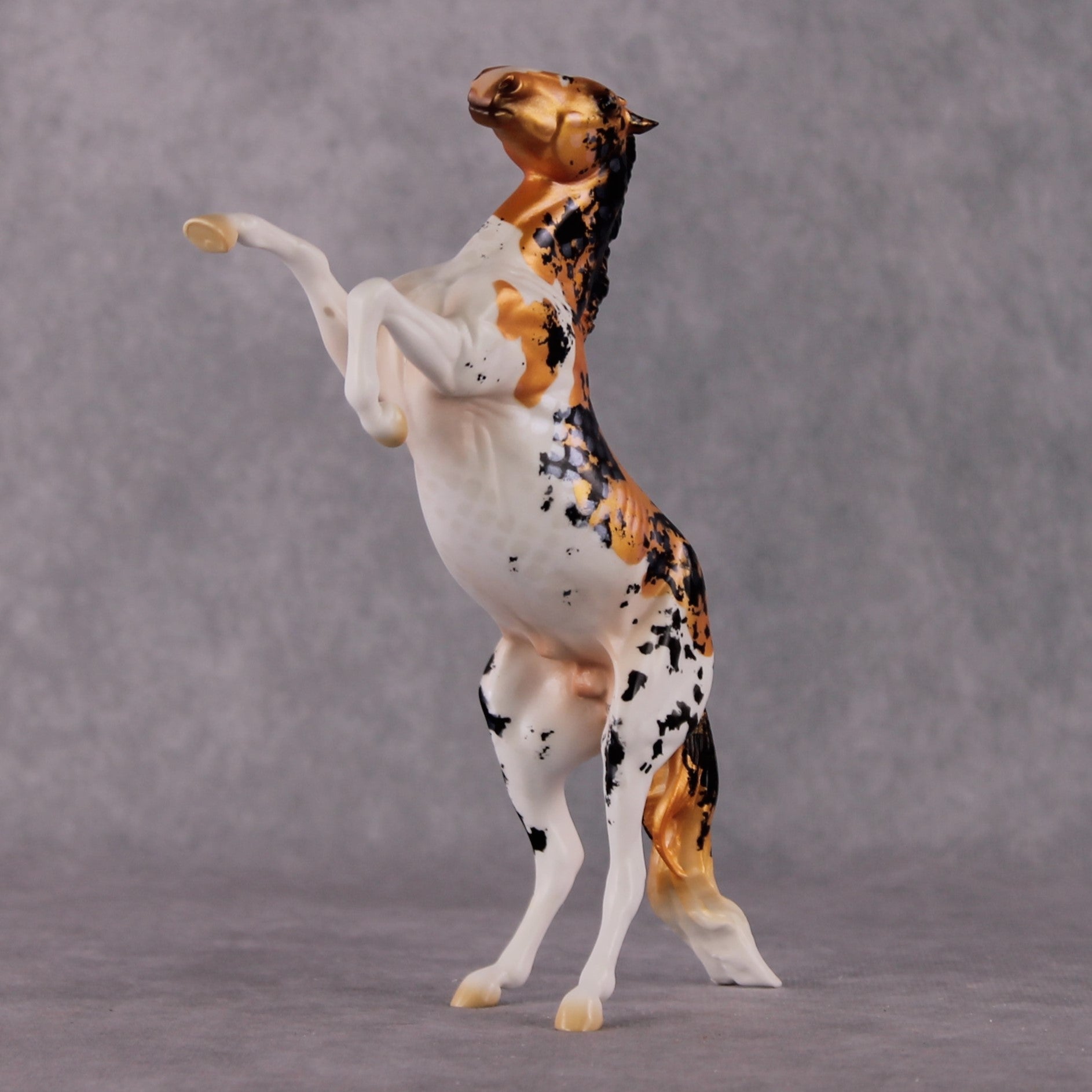 "Showa" OOAK Koi Inspired Rearing Pebble by Jess Hamill