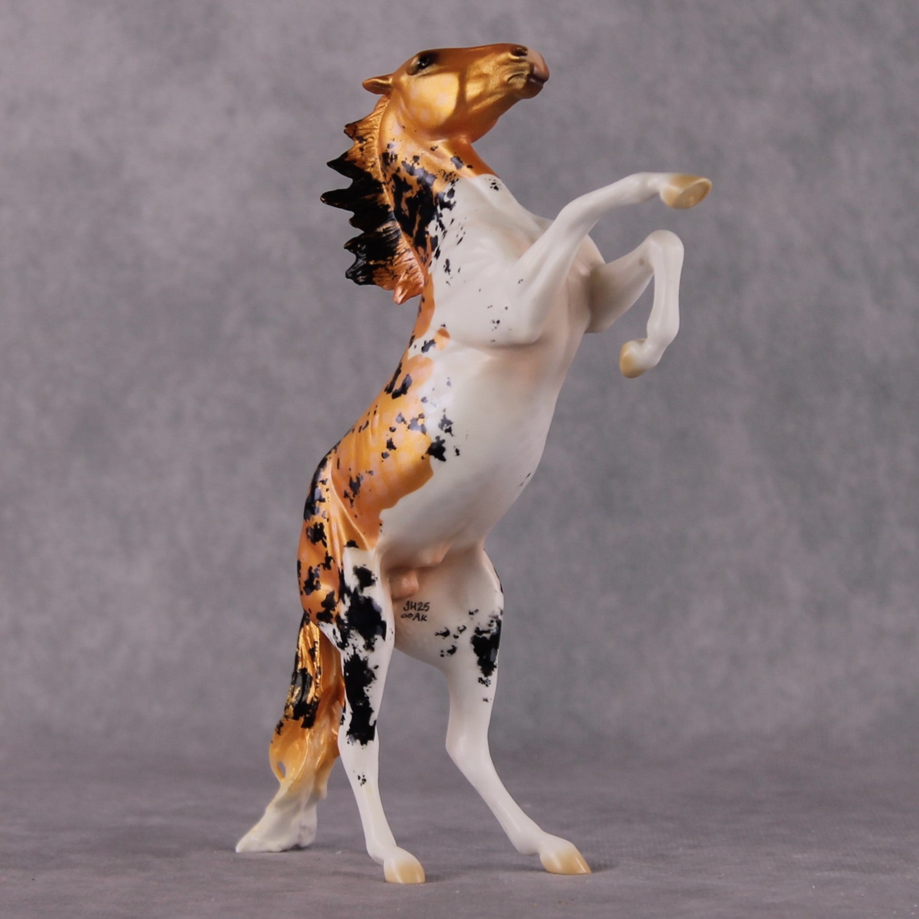 "Showa" OOAK Koi Inspired Rearing Pebble by Jess Hamill