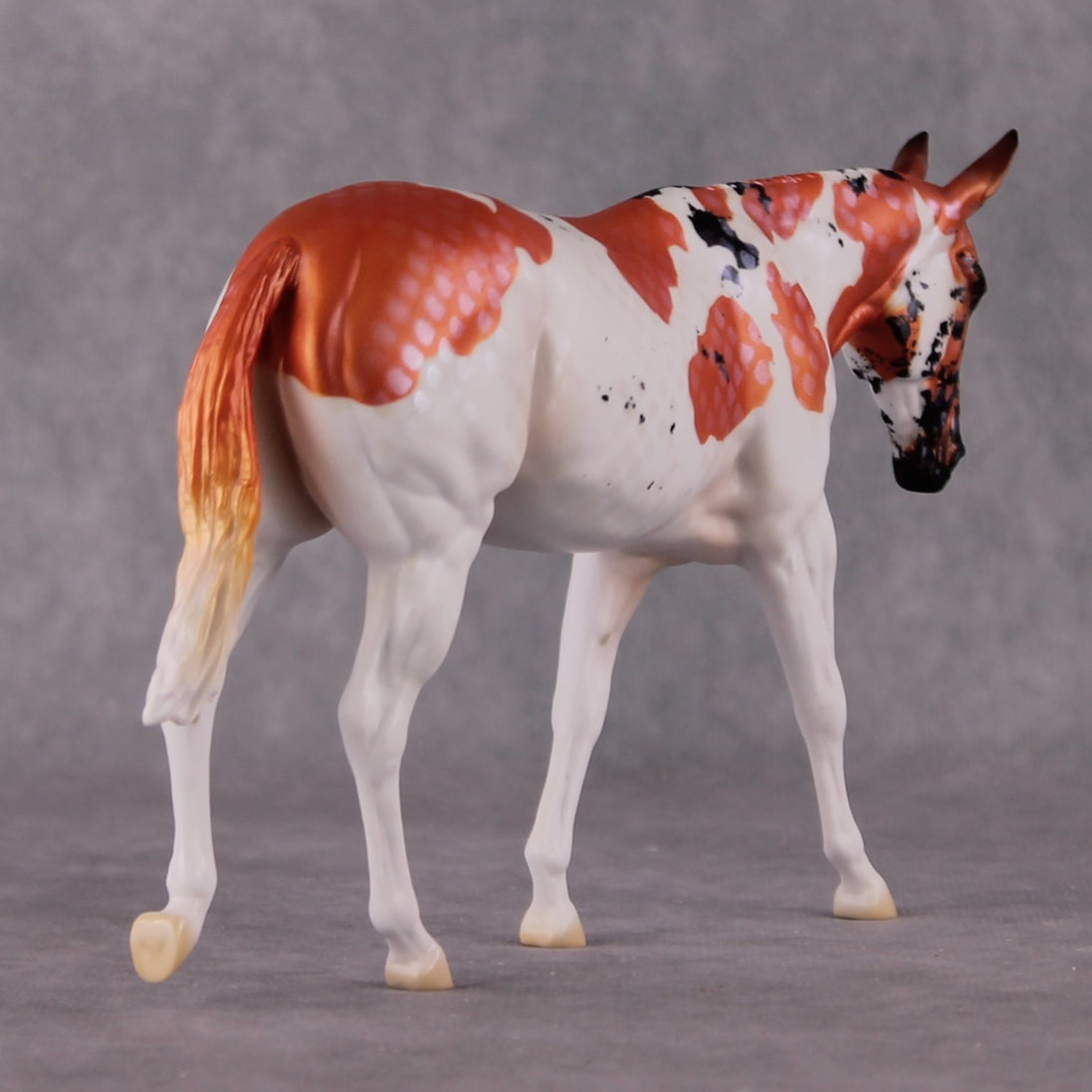 "Gosanke" OOAK Koi Inspired Pebble Mule by Jess Hamill