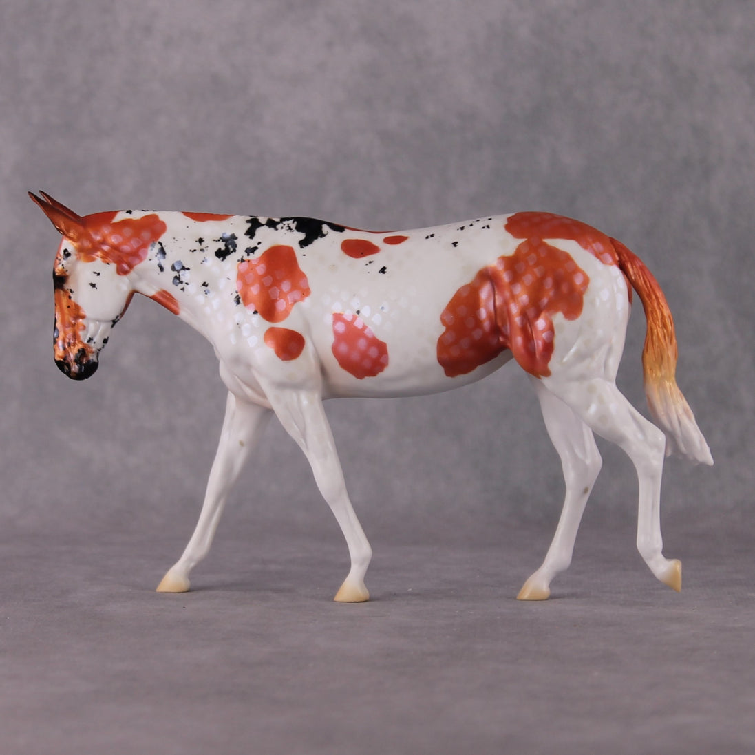 "Gosanke" OOAK Koi Inspired Pebble Mule by Jess Hamill