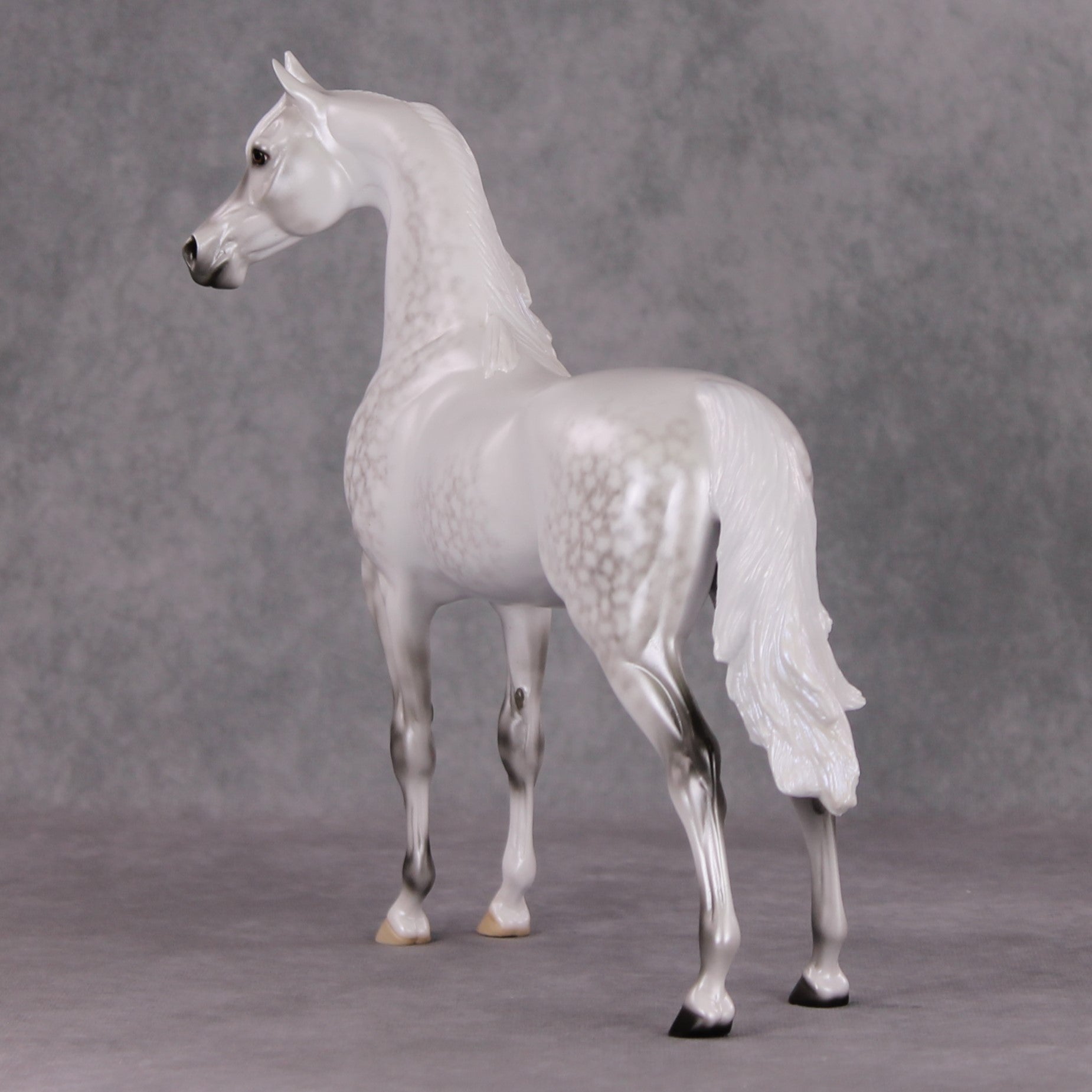 Childhood Memory OOAK Dappled Pearl Grey Arabian By Ellen Robbins HS24