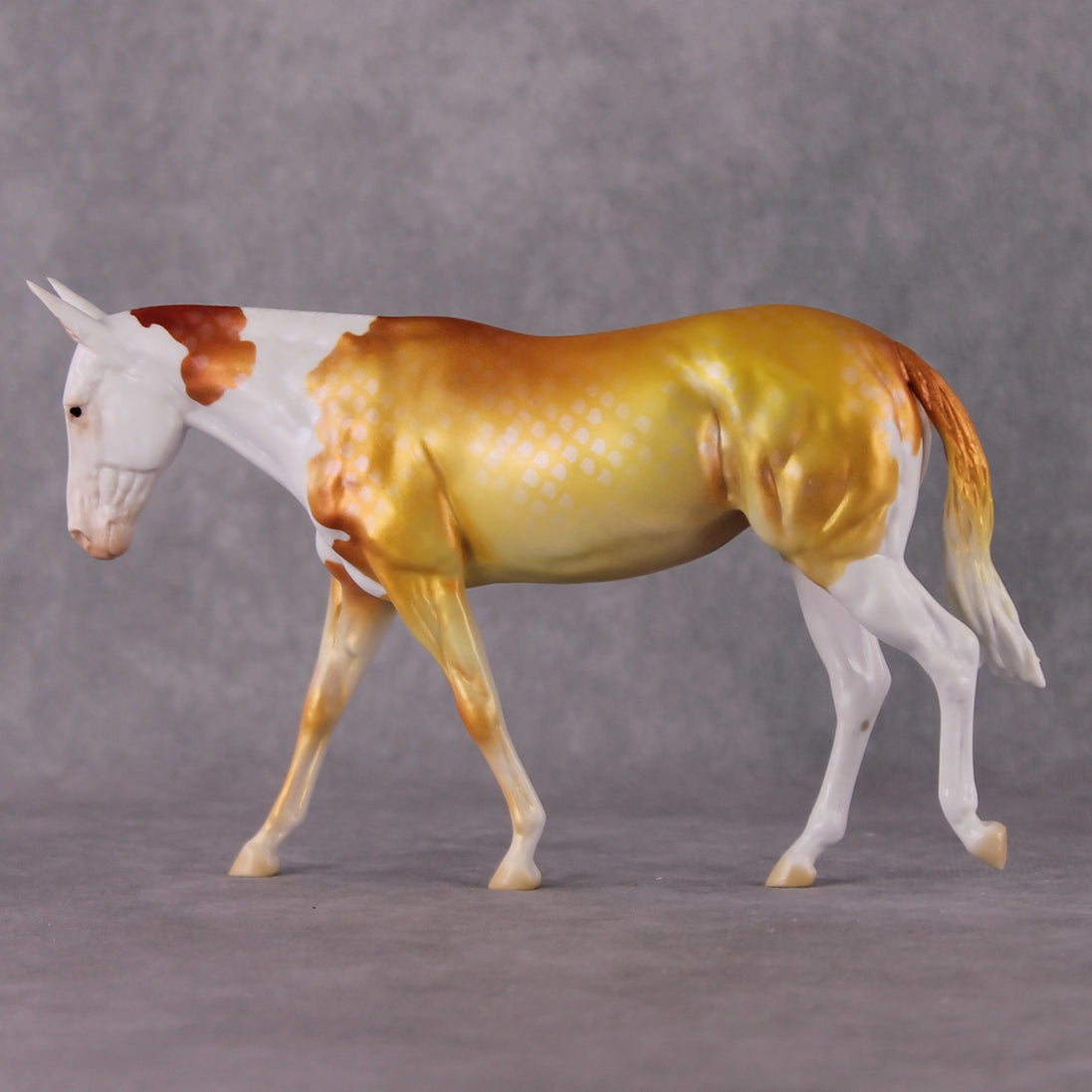 "Sanke" OOAK Koi Inspired Pebble Mule by Jess Hamill