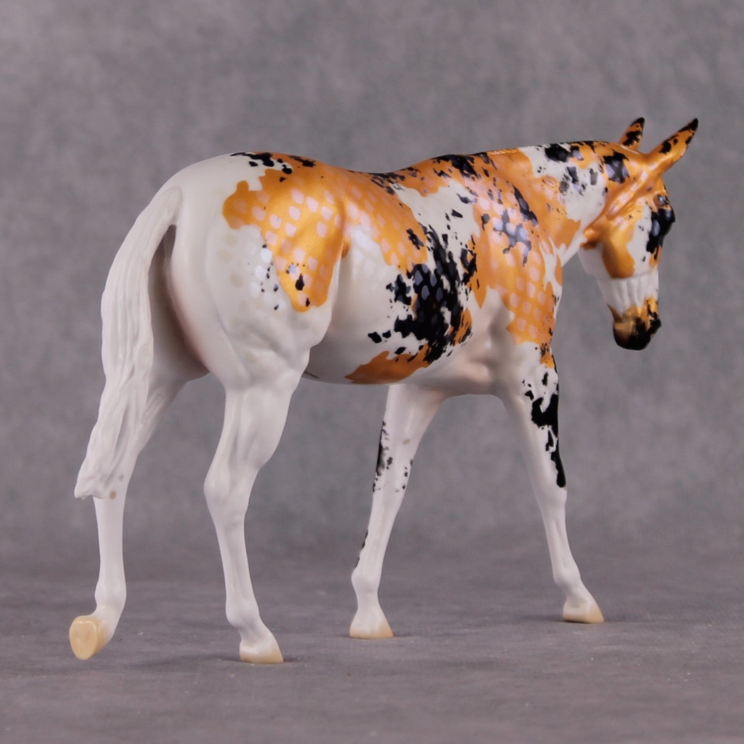 &quot;Utsuri&quot; OOAK Koi Inspired Pebble Mule by Jess Hamill