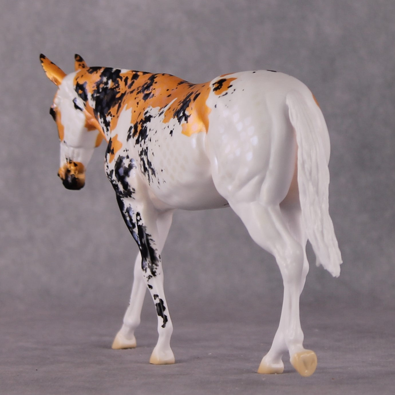 &quot;Utsuri&quot; OOAK Koi Inspired Pebble Mule by Jess Hamill