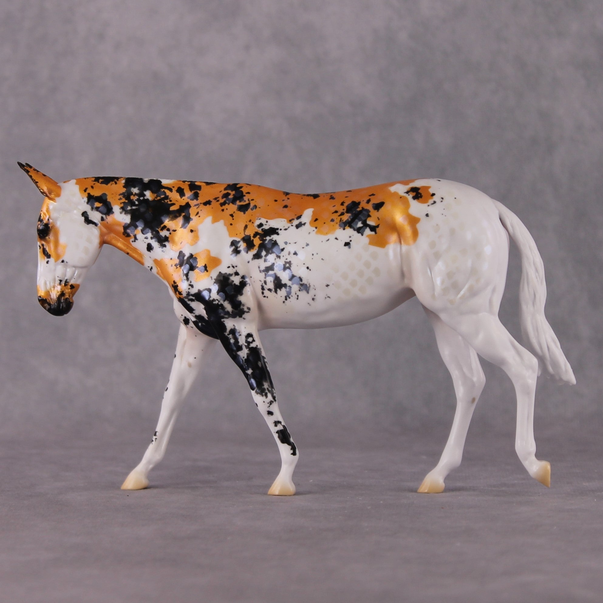 &quot;Utsuri&quot; OOAK Koi Inspired Pebble Mule by Jess Hamill