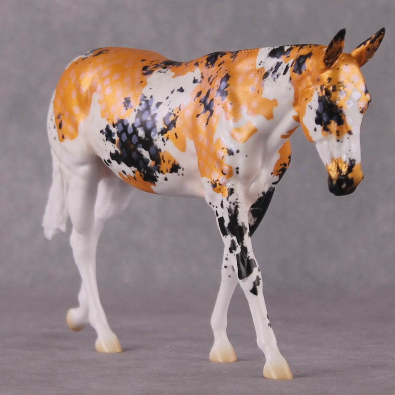 &quot;Utsuri&quot; OOAK Koi Inspired Pebble Mule by Jess Hamill