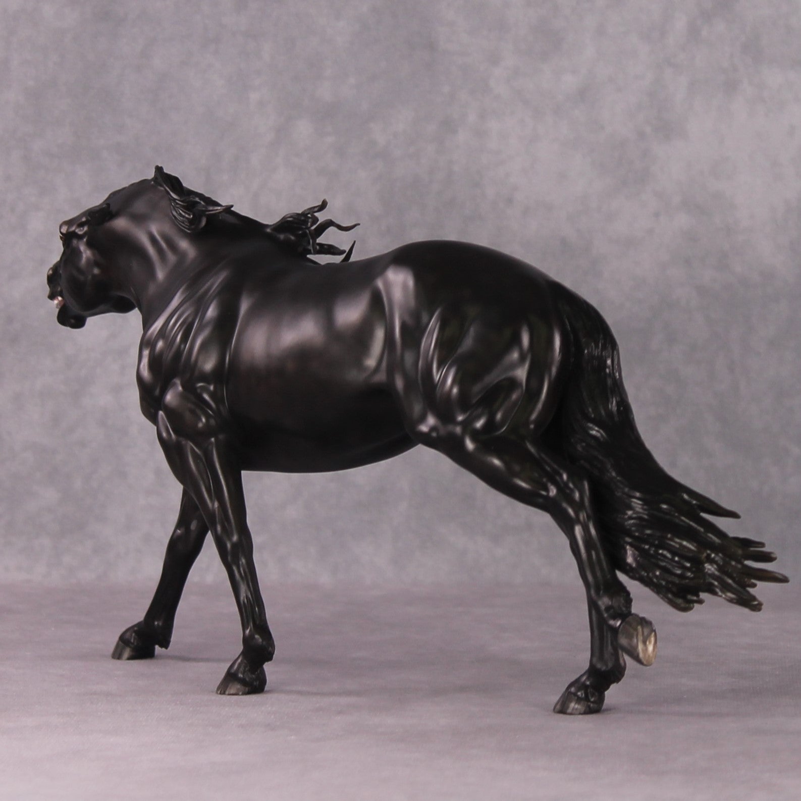 &quot;Black Pete&quot; OOAK EFCM Remington By Maggie Jenner-Bennett