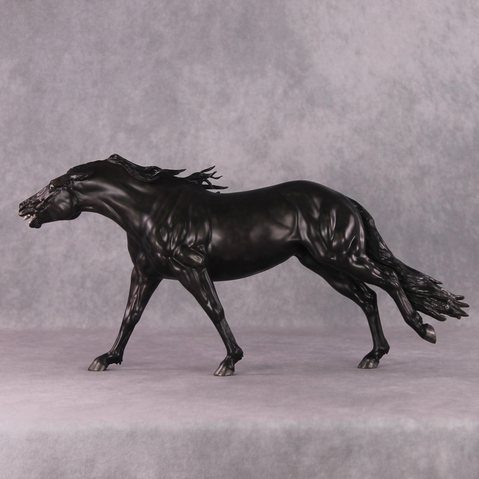 &quot;Black Pete&quot; OOAK EFCM Remington By Maggie Jenner-Bennett