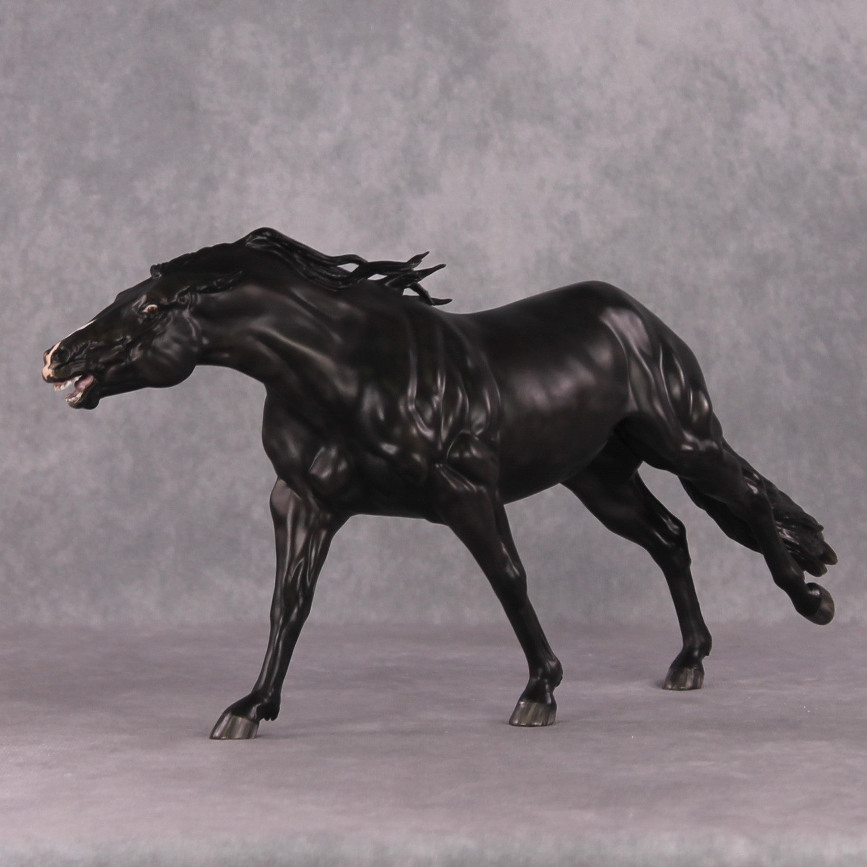 &quot;Black Pete&quot; OOAK EFCM Remington By Maggie Jenner-Bennett