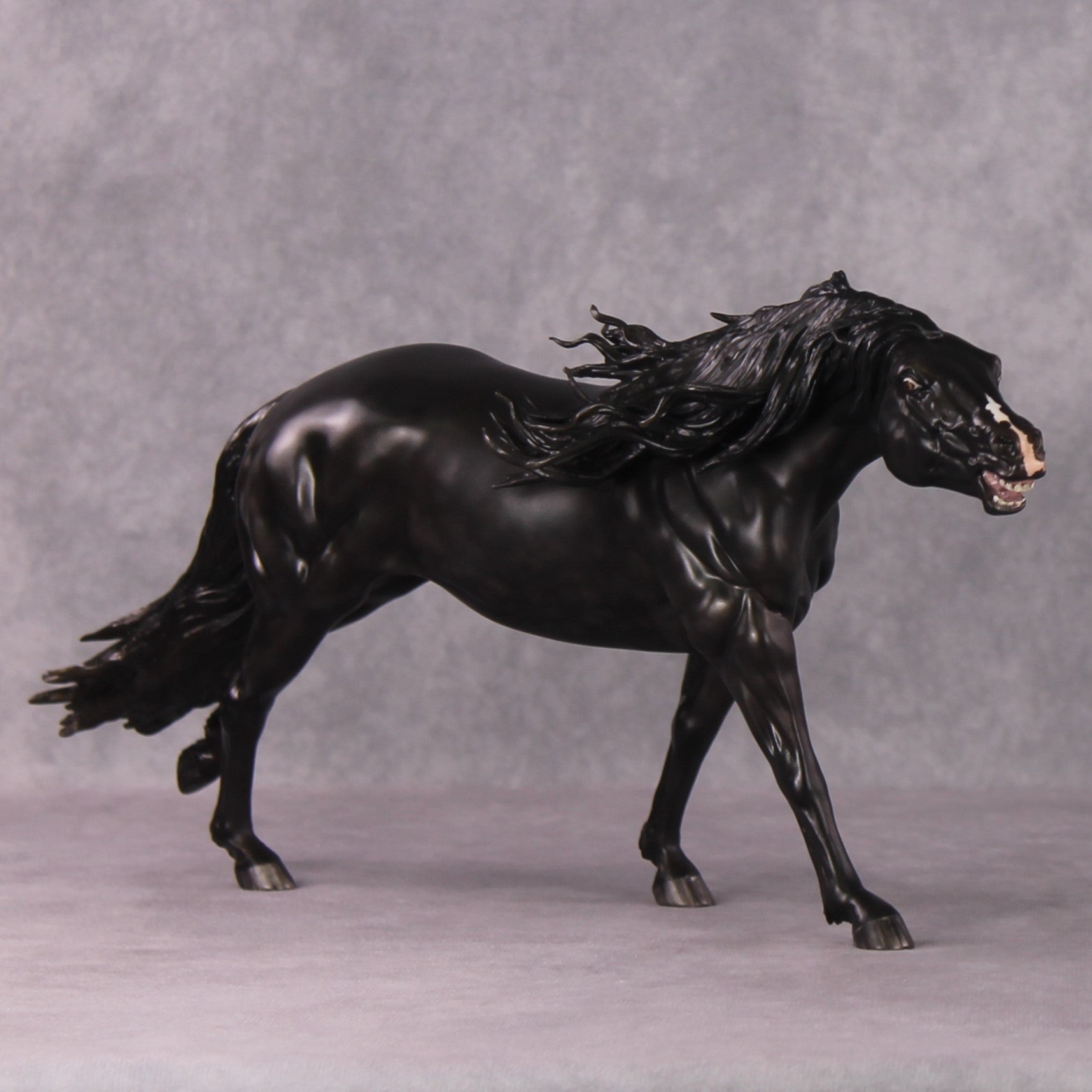 &quot;Black Pete&quot; OOAK EFCM Remington By Maggie Jenner-Bennett