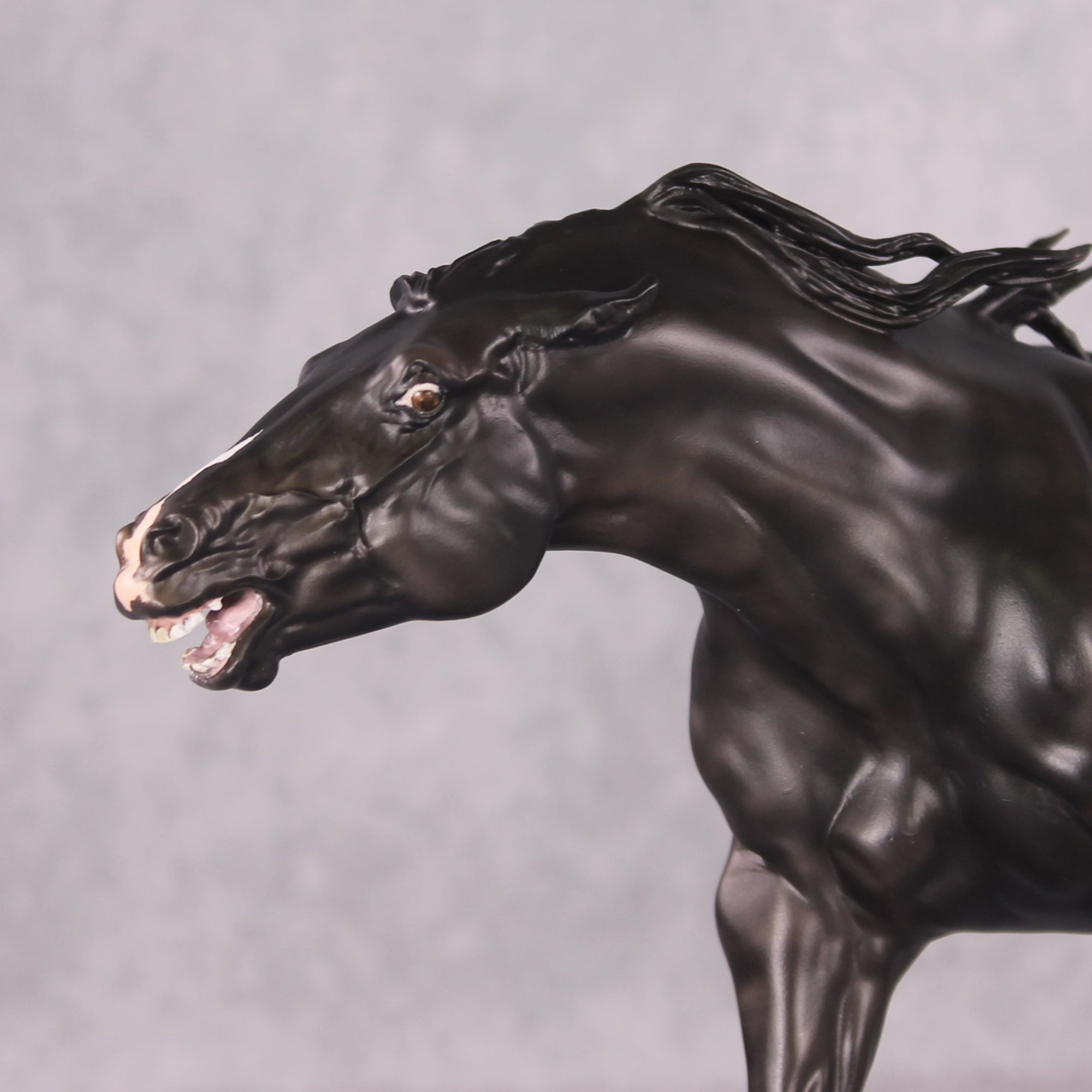 &quot;Black Pete&quot; OOAK EFCM Remington By Maggie Jenner-Bennett