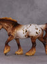 Cinnamon Scone OOAK Metallic Golden Chestnut Appaloosa Irish Cob By Dawn Quick HS24
