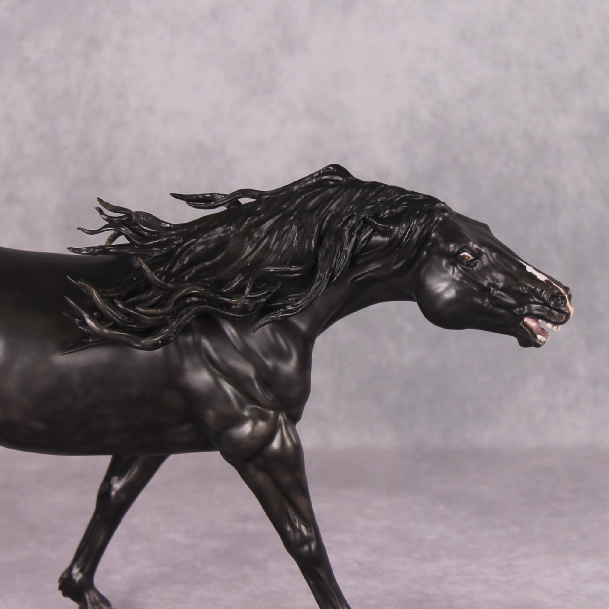 &quot;Black Pete&quot; OOAK EFCM Remington By Maggie Jenner-Bennett