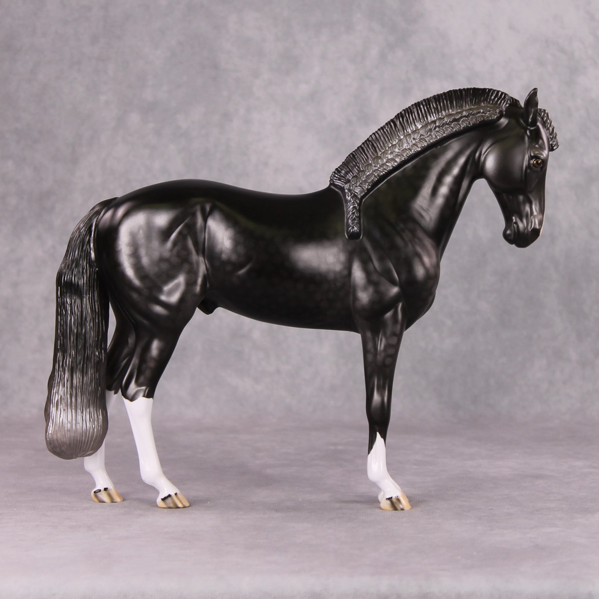 Graphite OOAK Dark Dapple Grey Custom Andalusian By Dawn Quick HS24
