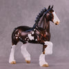 &quot;Cornflower&quot; OOAK Trotting Drafter By Julie Keim EQ25