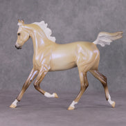 Star To Follow OOAK Dunalino W/ Blue Interference Yearling By Ellen Robbins HS24 MHP Auction Piece