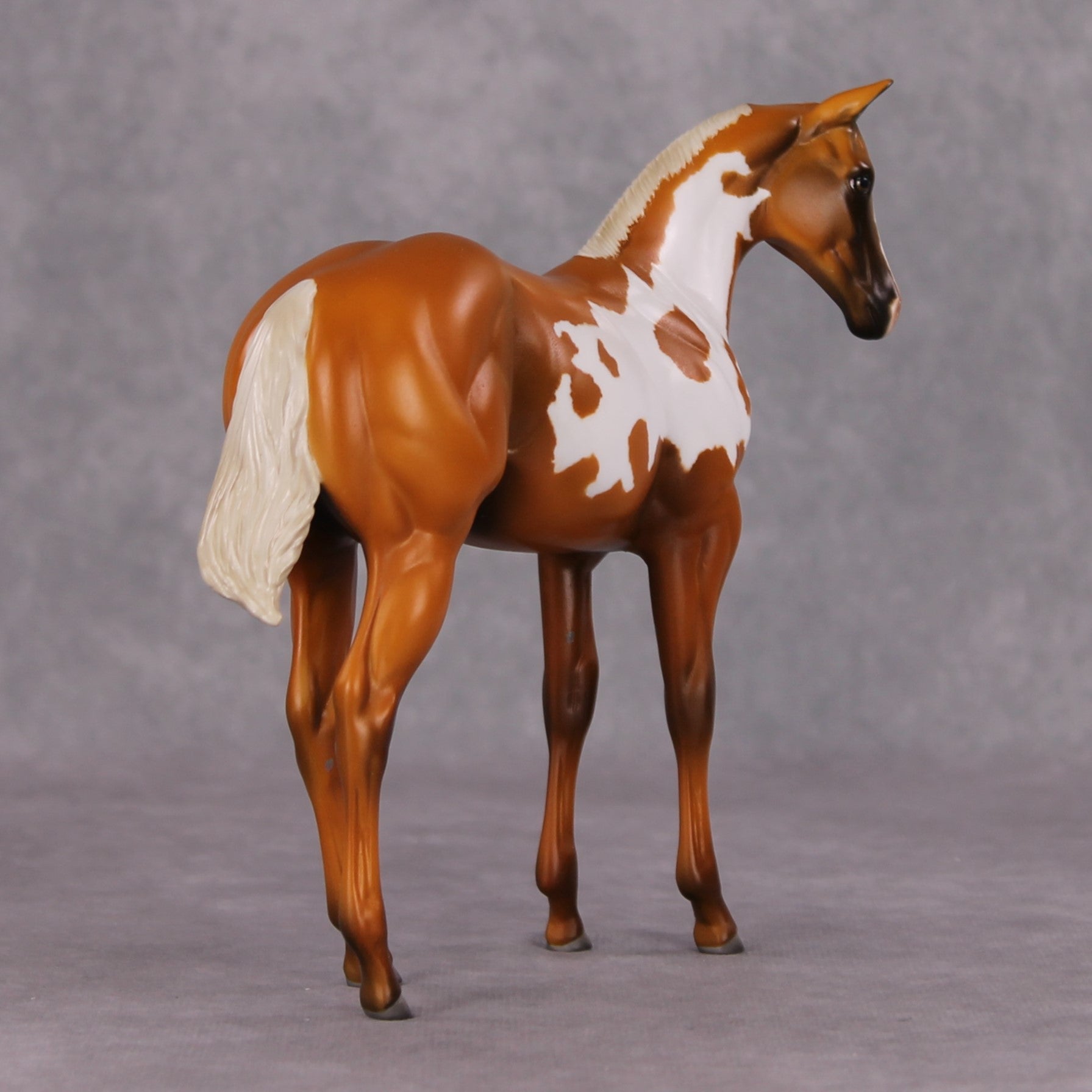 Cookies and Milk OOAK Chestnut Pinto Weanling By Jamie Adamson HS24